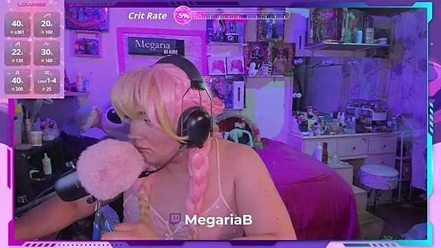 MegariaB online show from 9, 9, 2025