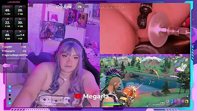 MegariaB online show from 8, 3, 2025