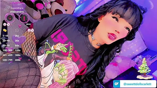 sweettdoll scarlett online show from 11, 12, 2024