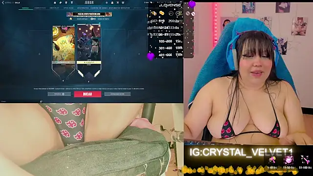 crystal7u7 online show from 17, 9, 2025