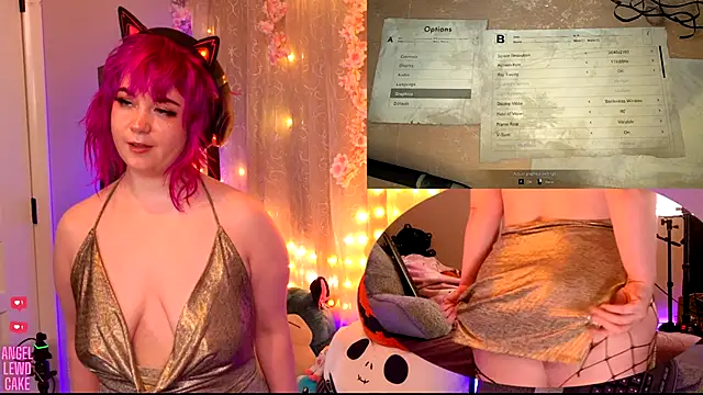 Angel-Lewd-Cake online show from 20, 9, 2025