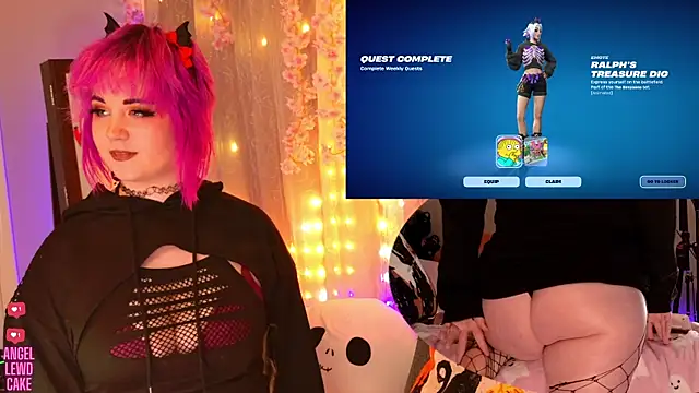 Angel-Lewd-Cake online show from 13, 11, 2025