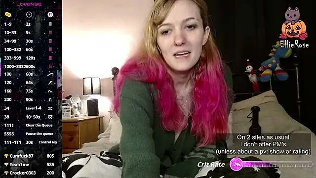 EllieeRose online show from 15, 3, 2026