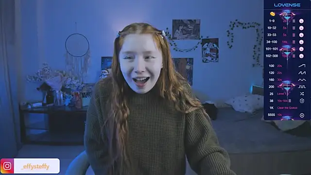 CallMeEffy1 online show from 26, 11, 2025