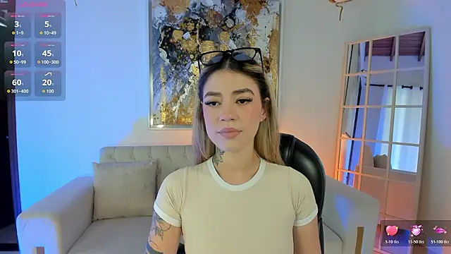 ViolettHansson online show from 10, 2, 2026