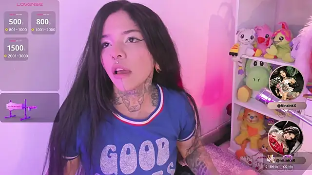 NinaInk online show from 1, 12, 2025