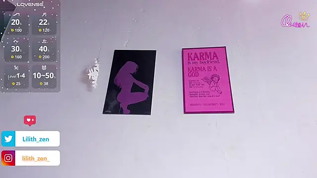 Lilith Zen online show from 5, 1, 2026