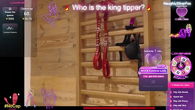 NaughtySilverFox online show from 10, 2, 2025