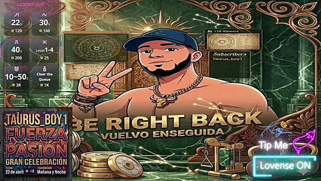 taurus boy1 online show from 18, 4, 2026