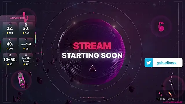 galaudin 3x  online show from 6, 11, 2025