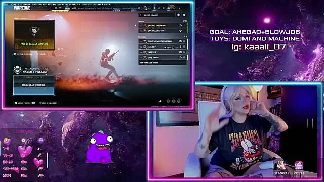 Irinaa Scarlett online show from 20, 3, 2026