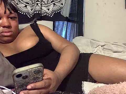 Sexy ebony BunNey online show from 29, 3, 2026