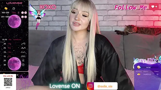 Eva Evile online show from 16, 2, 2025