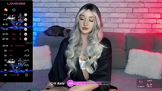 Eva Evile online show from 2, 10, 2025