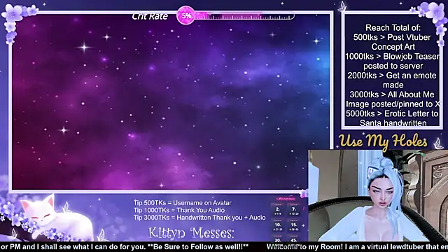 SassyKittyn online show from 12, 12, 2024