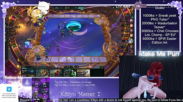 SassyKittyn online show from 18, 3, 2025