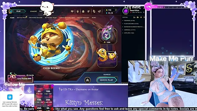 SassyKittyn online show from 20, 3, 2025