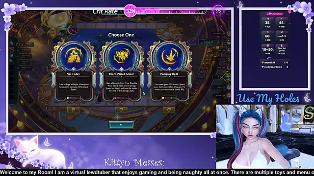 SassyKittyn online show from 3, 12, 2024