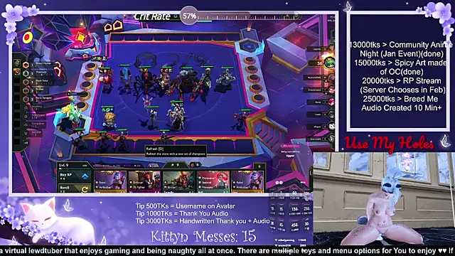 SassyKittyn online show from 12, 12, 2024