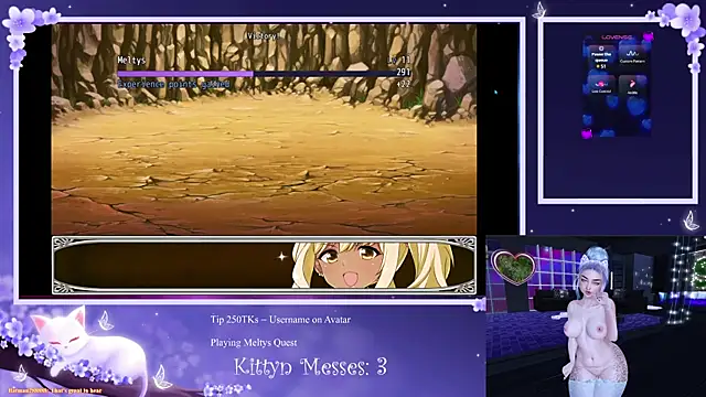 SassyKittyn online show from 14, 2, 2025