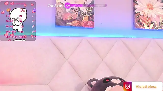 Snapshot of Violettbloss chatting on 13, 11, 2025 Violettbloss online show from 13, 11, 2025