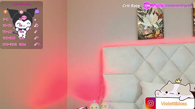 Snapshot of Violettbloss chatting on 1, 10, 2025 Violettbloss online show from 1, 10, 2025