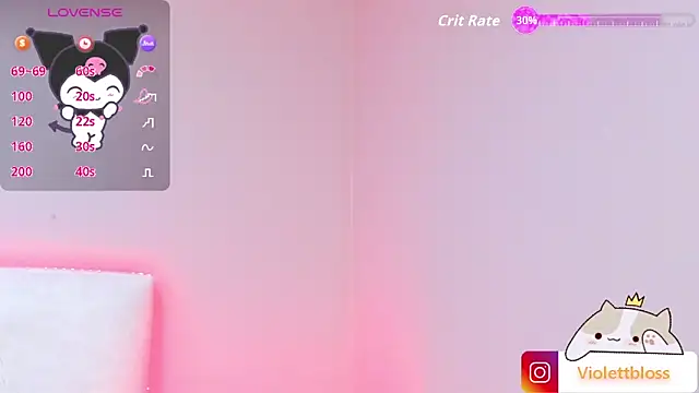 Snapshot of Violettbloss chatting on 11, 9, 2025 Violettbloss online show from 11, 9, 2025