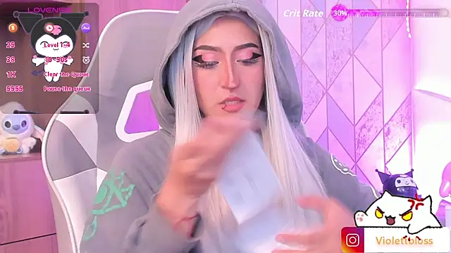 Snapshot of Violettbloss chatting on 19, 2, 2026 Violettbloss online show from 19, 2, 2026