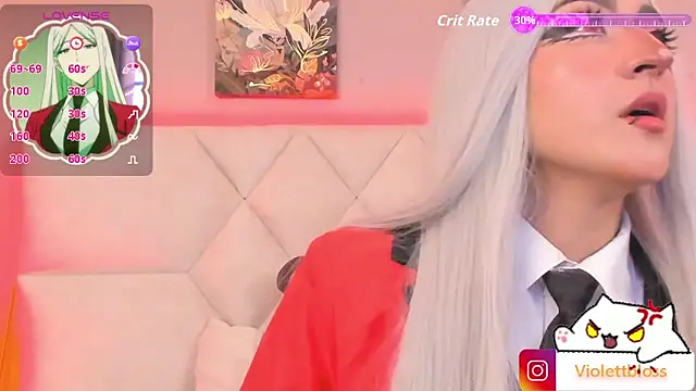 Snapshot of Violettbloss chatting on 3, 10, 2025 Violettbloss online show from 3, 10, 2025