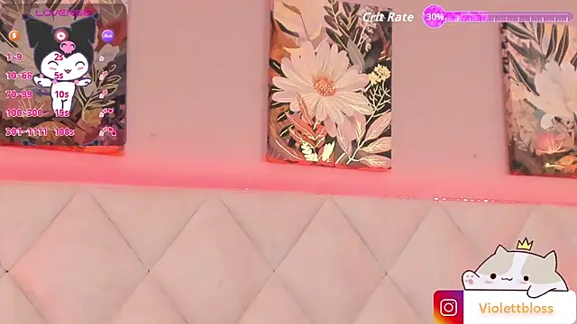 Snapshot of Violettbloss chatting on 23, 10, 2025 Violettbloss online show from 23, 10, 2025