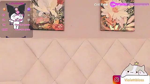 Snapshot of Violettbloss chatting on 24, 10, 2025 Violettbloss online show from 24, 10, 2025