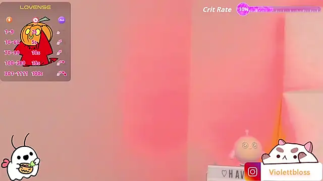 Snapshot of Violettbloss chatting on 31, 10, 2025 Violettbloss online show from 31, 10, 2025