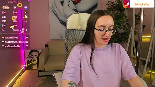 Snapshot of ShiroHeby chatting on 18, 3, 2025 ShiroHeby online show from 18, 3, 2025