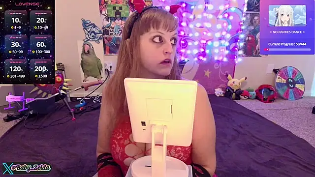 BabyZelda online show from 7, 10, 2025