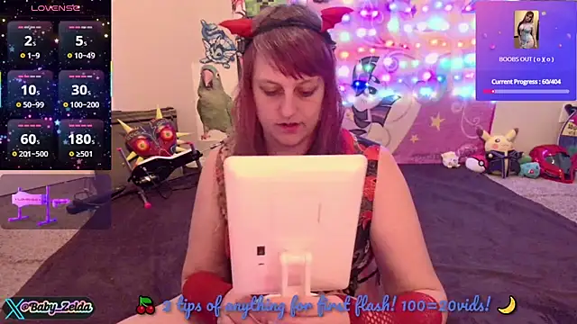 BabyZelda online show from 17, 1, 2026