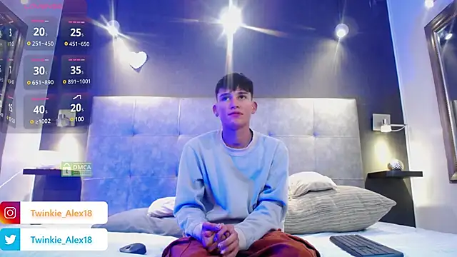 Twinkie-Alex18 online show from 17, 2, 2025