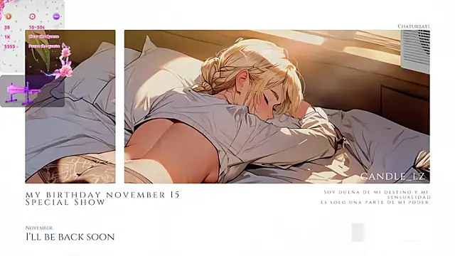 Candle  lz online show from 18, 3, 2025