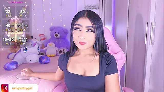 urfavprettygirl online show from 5, 8, 2026