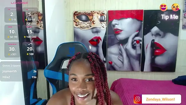 Snapshot of zendaya_wilson chatting on 2, 3, 2025 zendaya wilson online show from 2, 3, 2025