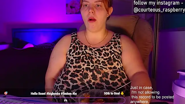 courteous raspberrry online show from 20, 1, 2025