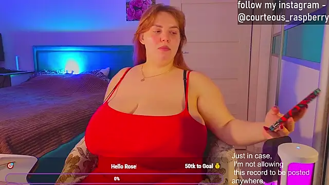 courteous raspberrry online show from 25, 1, 2025