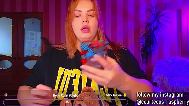 courteous raspberrry online show from 9, 12, 2024