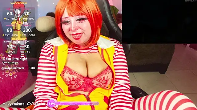 MilkyXSakura online show from 9, 11, 2025