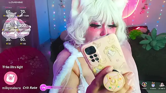 MilkyXSakura online show from 18, 12, 2025