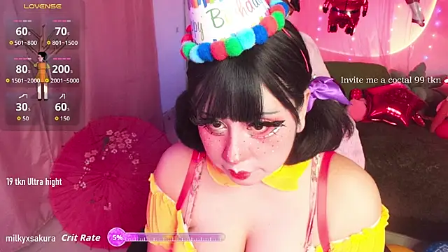 MilkyXSakura online show from 8, 2, 2026