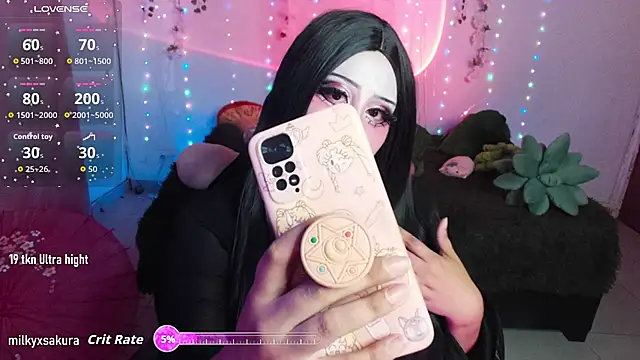 MilkyXSakura online show from 20, 11, 2025