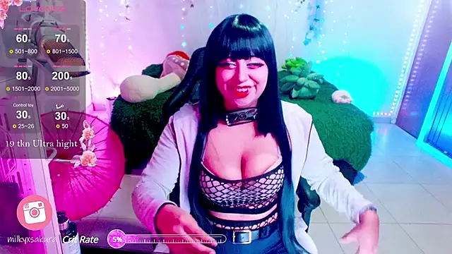 MilkyXSakura online show from 7, 3, 2025