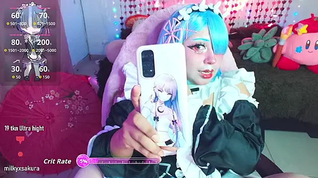 MilkyXSakura online show from 15, 2, 2026