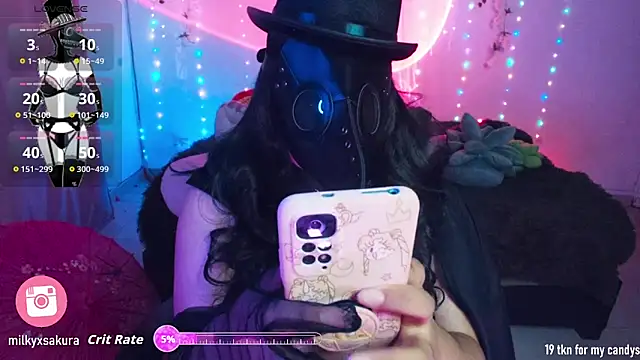 MilkyXSakura online show from 1, 11, 2025