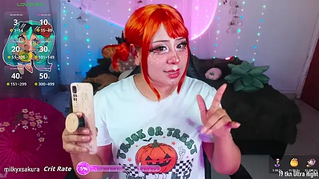 MilkyXSakura online show from 31, 10, 2025